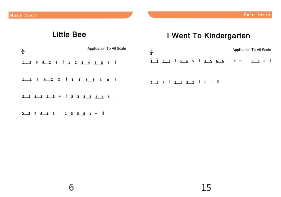 Tongue Drum Songbook: Beginner Kids Songs by Number (printable Digital ...