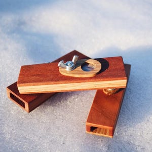 Wooden Kazoo DIY Kit: Personalized Instrument, PDF & SKP Instructions