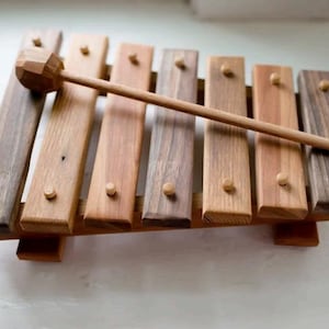 DIY TUTORİAL Xylophone Baby Instrument - Healthy Wooden Toy, 7 Keys Music Gift, Easy Family Hobby, Instant Download