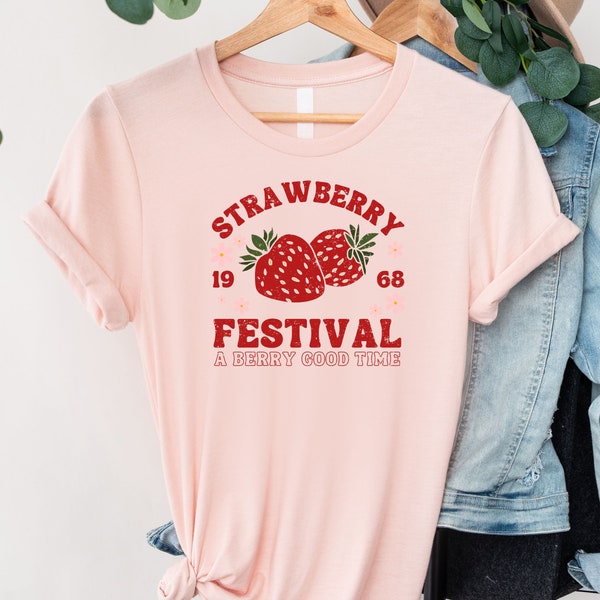 Strawberry Festival 1968 Shirt, Strawberry Festival Shirt, Retro Strawberry Shirt, Strawberry Shirt, Strawberry Lovers Shirt, Gift for Her