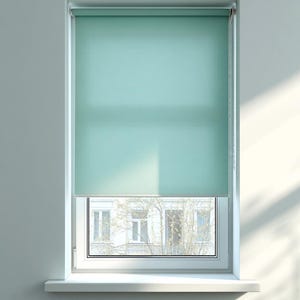 Custom Sunscreen Roller Shade: Mermet Black Screen Blind - Etsy