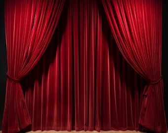 Velvet Drape Curtain-Silk Luxury Velvet Curtain, Elegant Velvet Curtain, Blackout  Panels, Theater Curtains, Stage Curtains,Cabin Curtains