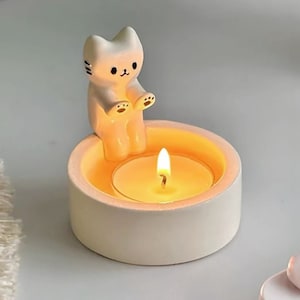 Cat tealight holder -  Italia