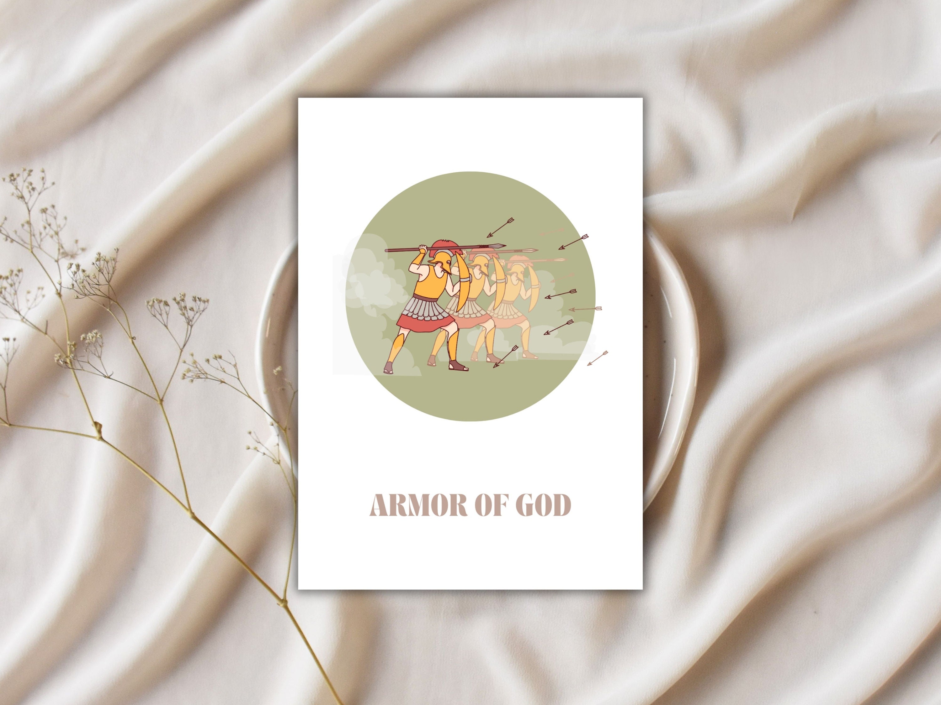 Armor of God Cards Armor of God Flash Cards for Kids Bible Study