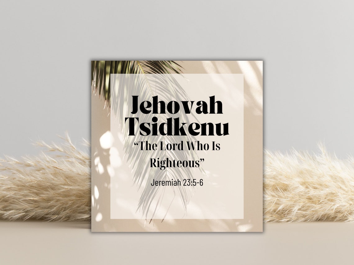 Names of God Christian Cards for Bible Study Tools Printable Names of ...