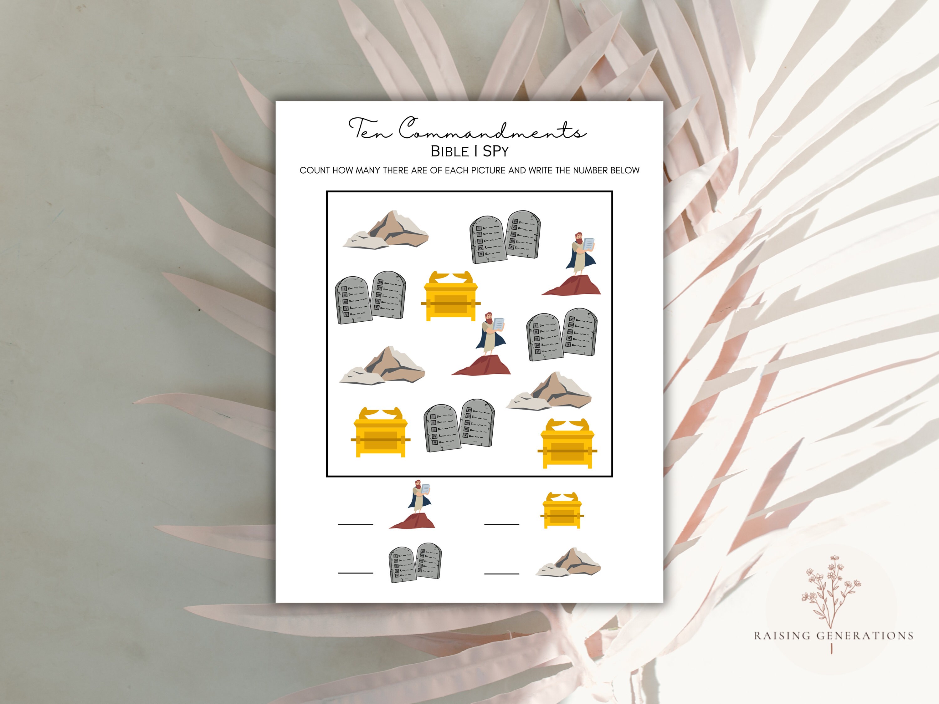 10 Commandments Printable Activity Word Search, Maze, Memory Matching ...