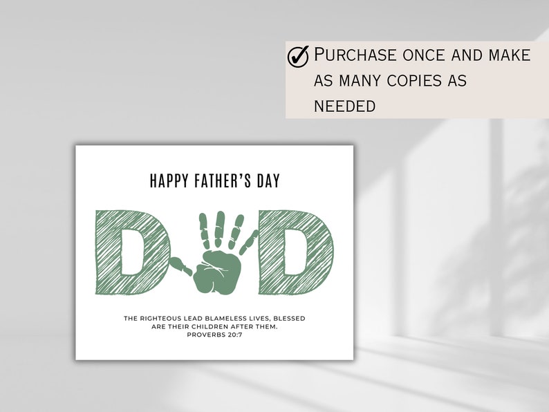 Christian Fathers Day Craft For Dad Handprint Art From Kids Printable christian-fathers-day-craft-for-dad-handprint-art-from-kids-printable