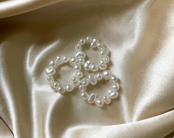 Anillos estilo perla