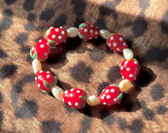 Strawberry Heaven-armband