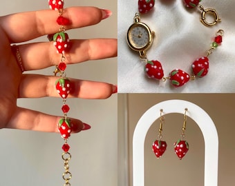 Opciones de paquetes y relojes de fresa