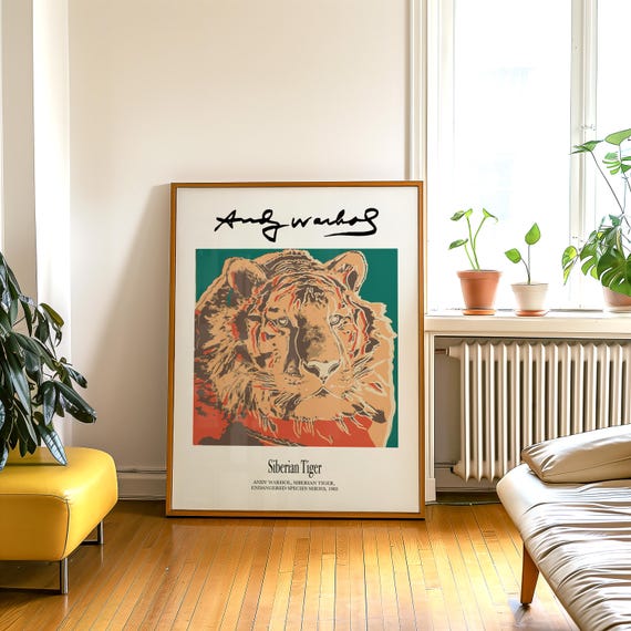 アンディ・ウォーホル シベリアンタイガー ポスター