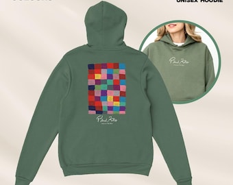 Paul Klee L'Univers De Klee Art Print hoodie top, Paul Klee Artists Inspired Unisex Heavy Blend hoodie in meerdere kleuren, cadeau voor kunstenaar
