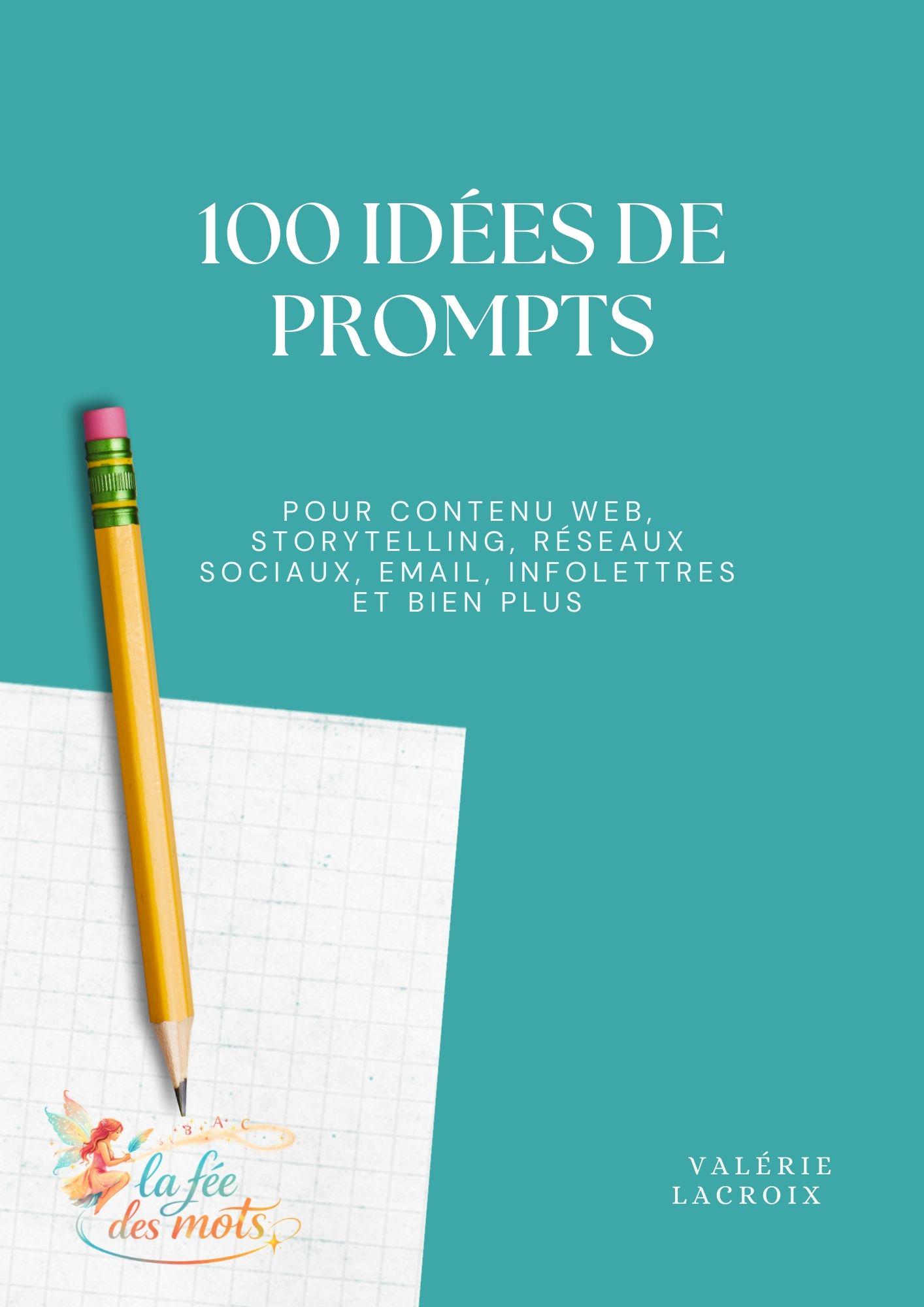100 Prompts for Writing - Etsy