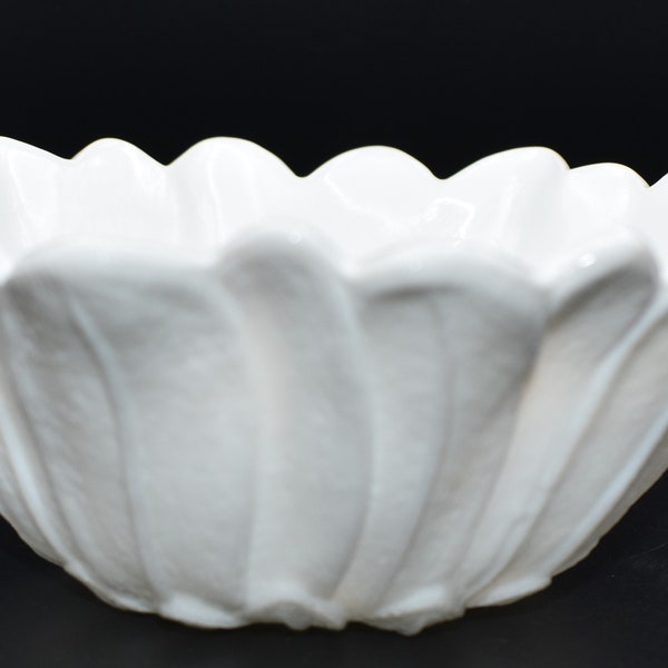 Vintage Indiana Milk Glass 7" Bowl Lily Pons White Dish