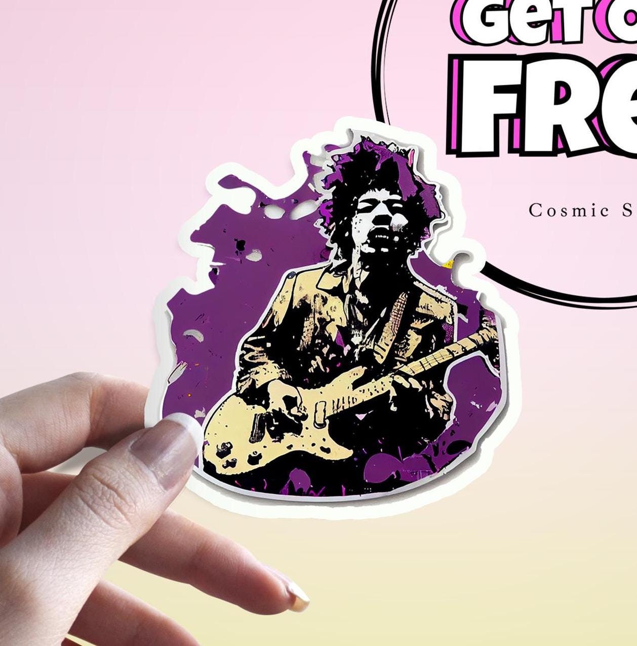 JIMI HENDRIX ジミヘンドリックス Bumper sticker100 JIMI HENDRIX ジミヘンドリックス Bumper sticker100