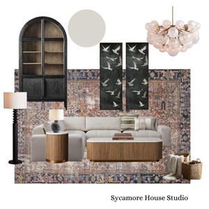 Custom 3 Room Interior Design Package, Digital 3 Room Interior Design Package