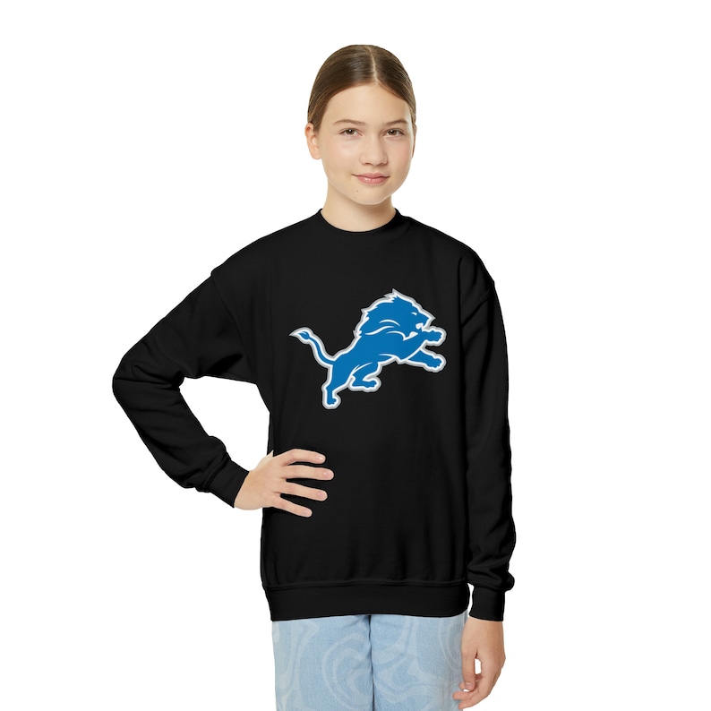 Logo Atheletic NFL Detroit Lions Sweatshirt, Men's Size L cotton gray type Vintage Second Hand main image 0