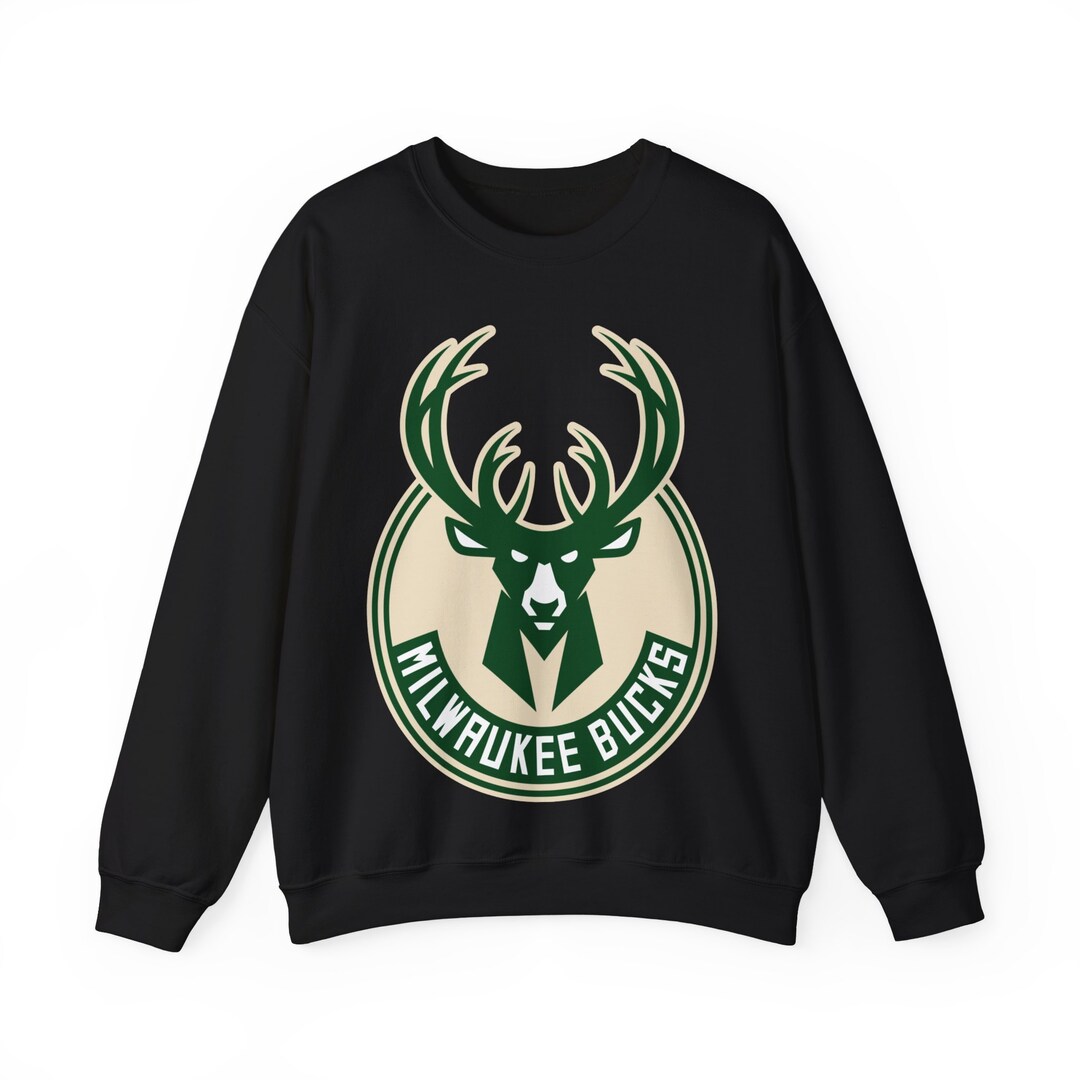 Milwaukee Bucks Crewneck Sweatshirt, NBA Fanwear, Basketball Team ...
