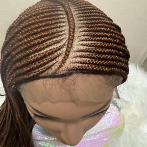 Braided Cornrows Wigs C -curve