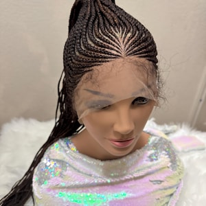 Braided Cornrows Wigs for women