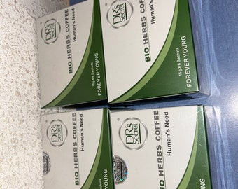 boîtes de café aux herbes bio de Drs Secret (hommes) 15 g x 6 sachets