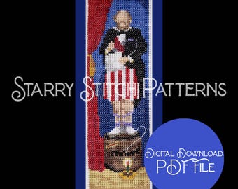 Haunted Mansion Stretching Portrait Dynamite Man - Schema per punto croce (file PDF)