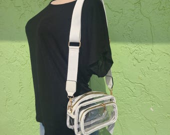 Game Day Crossbody Bag, Gameday clear bags, Gameday accessories, Clear Stadium Bags, Gameday outfits, Gameday bags, concert bag, festival ba