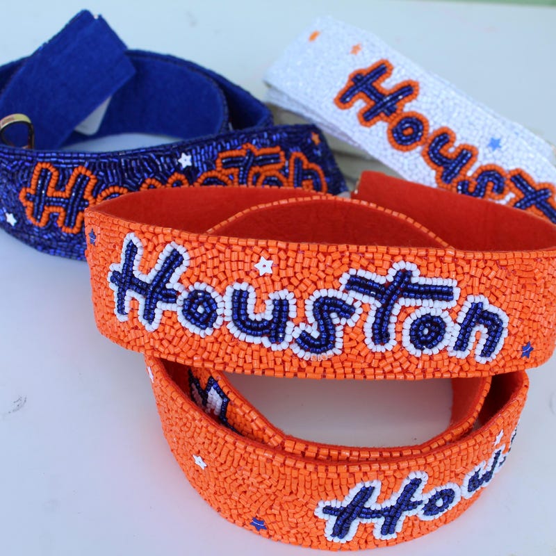 Astros Beaded Purse Strap main image 1