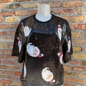 Christmas Shirts, Christmas Sequin Shirts, Christmas Shirts for Women, Nutcracker Sequin Christmas Shirts, Santa Sequin Shirt, Festive Xmas