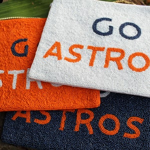 Houston Astros Umhängetasche, Astros Zubehör, Astros Handtasche, Astros Perlen Umhängetasche, Houston Astros, Astros Tasche, Astros Geldbörse