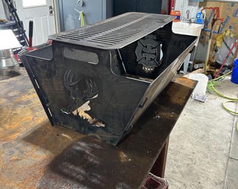 Collapsible Fire Pit with Cooktop DXF file