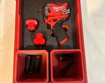 Milwaukee Packout Foam insert M12 1/2” stubby impact