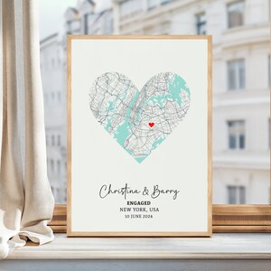 Personalisierte Karte, Geschenk für Verlobte, Geschenk für Verlobte, Geschenk für Sie, Geschenk für Sie, digitaler Download