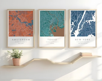 Custom City Map Print - Personalised Map Artwork of Any Location - Unique Gift for Weddings, Anniversaries, and Special Memories, DIGITAL