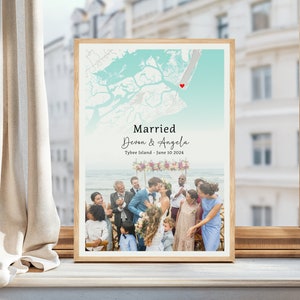 Hochzeit Karte und Bild, Hochzeitsgeschenk, Geschenk für Verlobtes Paar, personalisierte Karte Druck, Verlobung Geschenk für Sie, DIGITAL DOWNLOAD