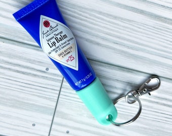 Jack Black Lip Balm - Soporte de bálsamo labial - Llavero de soporte Chapstick - Guardián de bálsamo labial - Llavero de bálsamo labial - Accesorios para automóviles - Llavero lindo