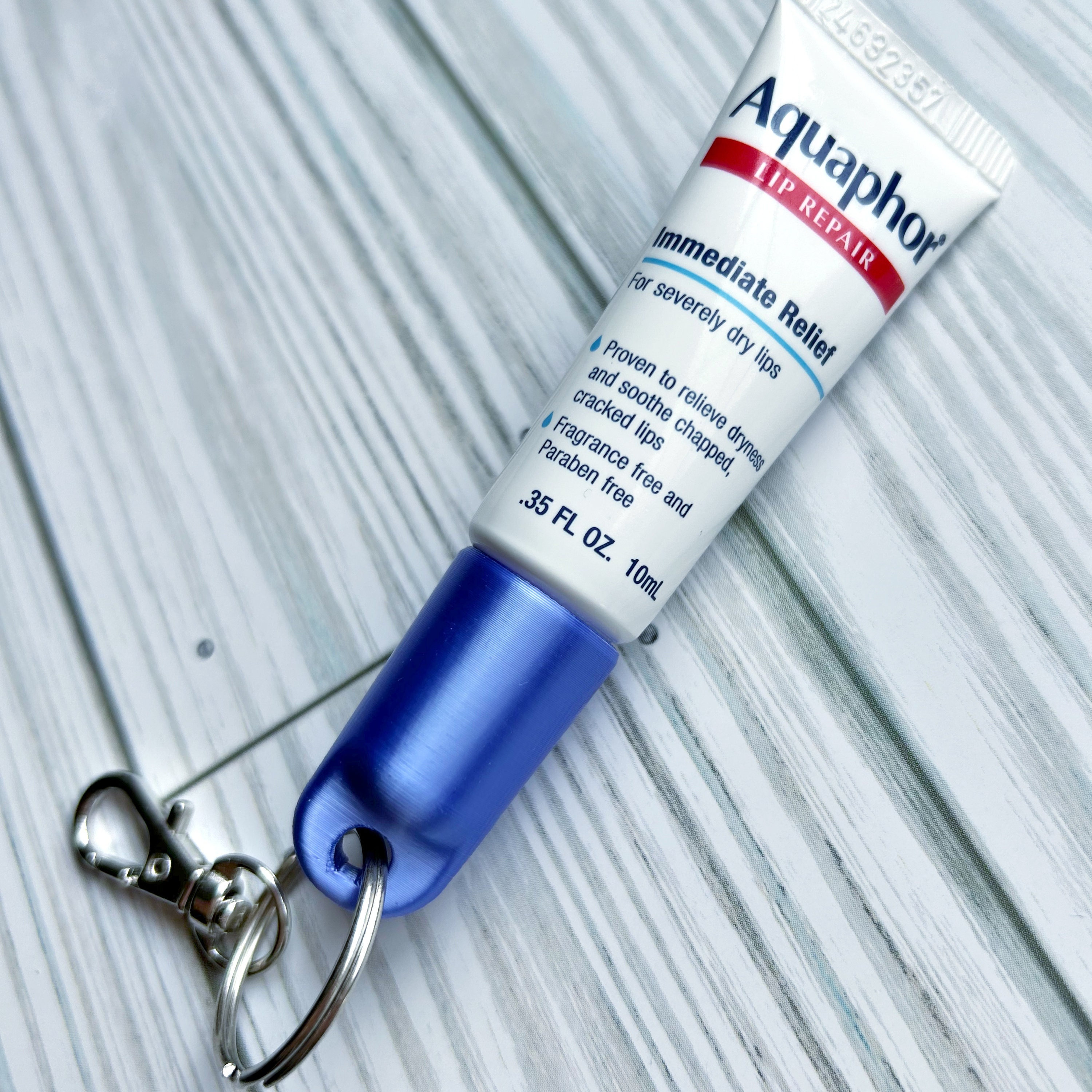 Aquaphor Keychain Cap - Aquaphor Lip Repair 0.35 FL Oz(10ml) - Lip