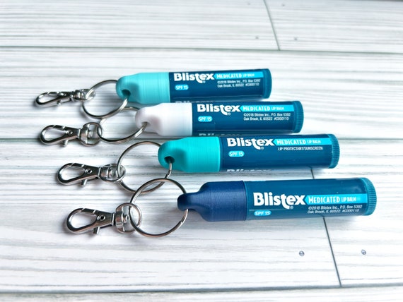 Keychain Cap for Blistex- Lip Balm Holder - Chapstick Keychain
