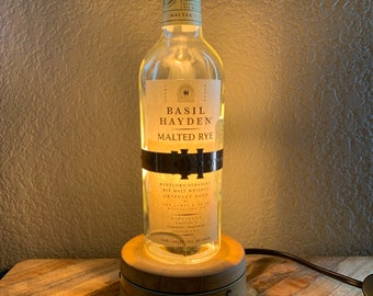 Whiskey Bottle Lamp