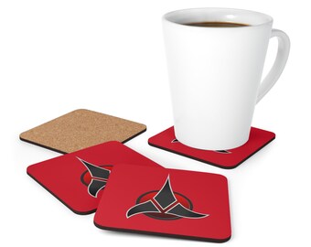 Star Trek Klingon Corkwood Coaster Set