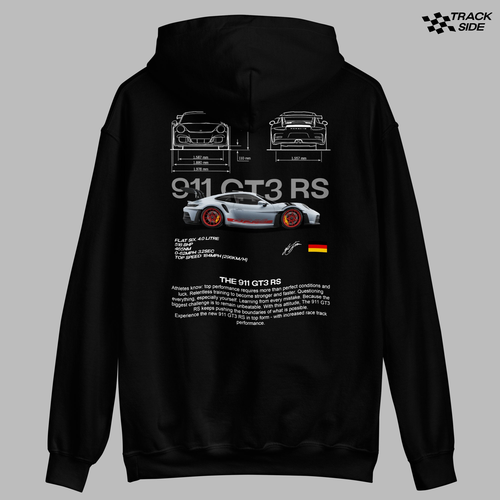 Porsche 911 GT3 RS Hoodie Etsy Australia