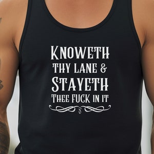 Funny Tank Top- Sarcastic Saying Top- Sarcastic Tank Top- Humor Top- Adult Humor Tank- Funny Saying Tank- Unisex Jersey Tank