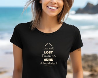 TDAH TDAH camiseta sarcástica camisa divertida camisa regalo para su regalo para las mujeres, camisa de salud mental, top divertido de las mujeres, regalo para el amigo