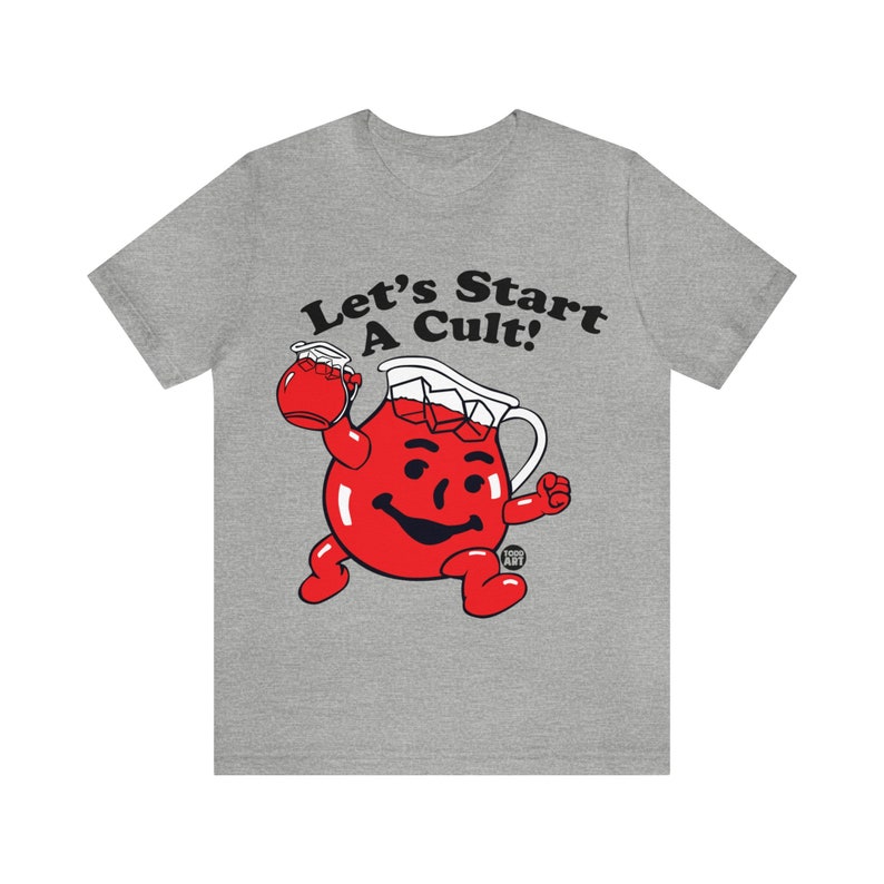 Let's Start a Cult Kool Aid Man Tee, Funny Kool Aid Tees, Lets Start A