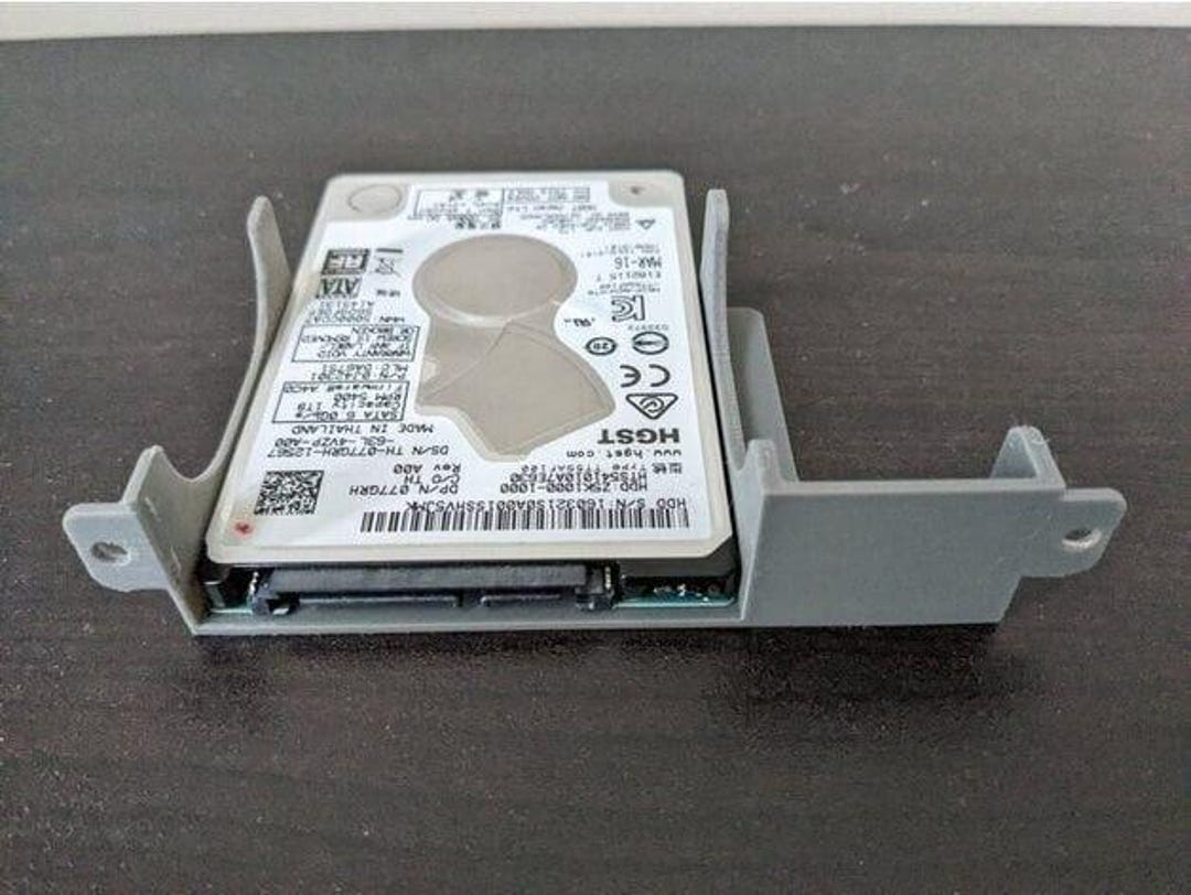 thumbnail interactive-video image 1 of 2.5" HDD/SSD Mount Bracket Adapter For Sony PS2 FAT - 3D Printed Holder By Speedway 1 of 4