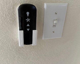 Hunter Apex, Avia II Ceiling Fan Remote (K6266-13) 4-Button - Wall Adapter