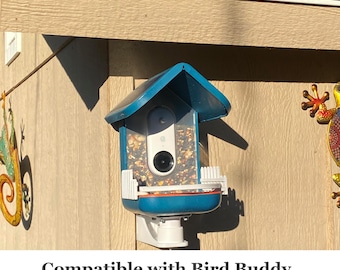 Soporte de pared o árbol, ¡ideal para tu compañero de aves! Extra fuerte (modelo mejorado)