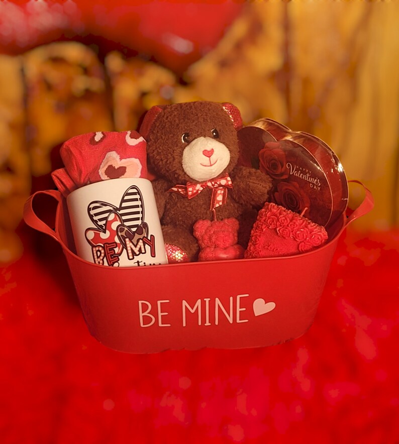 Valentines Gift Basket Etsy