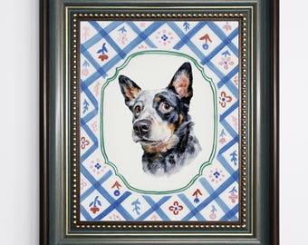 Custom Pet Portrait,Watercolor Dog Painting,Dog Portraits from Photos,Pet Portrait,Pet Memorial Gift,Pet Nursery Art,Custom Tiny Paintings