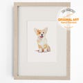 Mini Custom Watercolor Pet Portrait, Dog Portrait From Photo, Hand Painted Pet Portrait, Pet Painting,Custom dog portrait,Pet Memorial Gift
